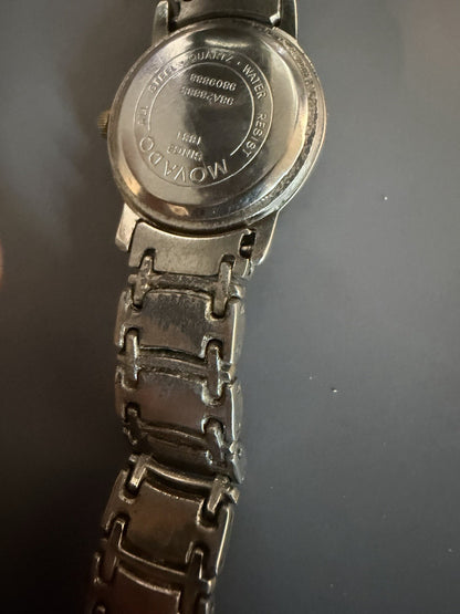 Movado Museum Women’s Swiss Made Quartz Black Dial Stainless Steel Watch